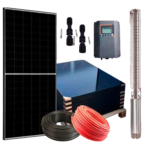 Kit Bomba Solar ZIRI 4SC5-240 5CV 240m 10,2m³/h