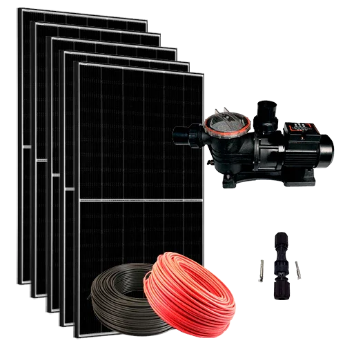 Kit Solar para Piscina ZIRI 180m³ FCP1100S 1600W 29,3m³/h 22m