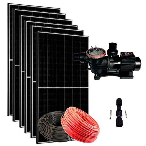 Kit Solar Piscina ZIRI 210m³ FCP1500S 2200W 36,4m³/h 27m