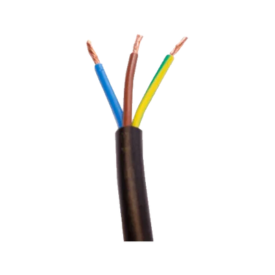 Cabo RV-K 3x2,5mm² 50m Preto 0,6/1kV