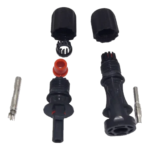 Par de Conectores MC4 WSPVCC-1500 Até 1500 VDC
