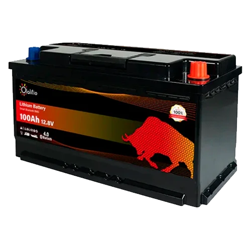 Bateria de Lítio 12V 100Ah Olalitio OLA-12-100-S Debaixo do Assento Bluetooth