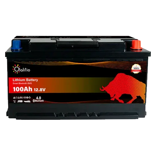 Bateria de Lítio 12V 100Ah Olalitio OLA-12-100-S Debaixo do Assento Bluetooth