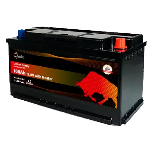 Bateria de Lítio 12V 100Ah Olalitio OLA-12-100-SH Debaixo do Assento Aquecimento Bluetooth