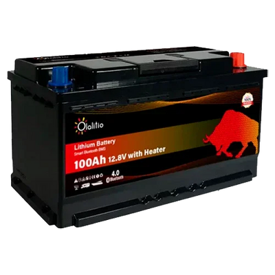 Bateria de Lítio 12V 100Ah Olalitio OLA-12-100-SH Debaixo do Assento Aquecimento Bluetooth