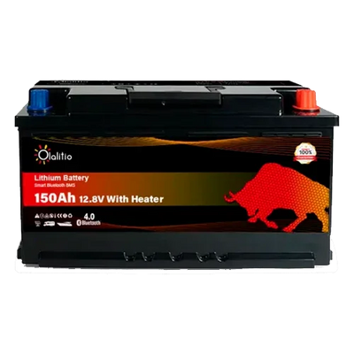 Bateria Lítio 12V 150Ah Olalitio OLA-12-150-SH Debaixo do Assento Aquecimento Bluetooth
