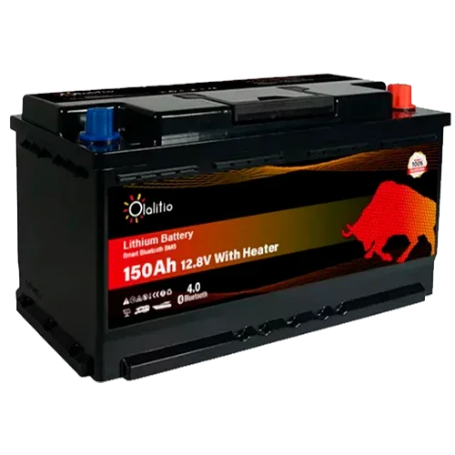 Bateria Lítio 12V 150Ah Olalitio OLA-12-150-SH Debaixo do Assento Aquecimento Bluetooth