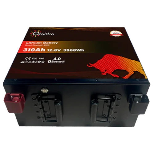 Bateria Lítio 12V 310Ah Olalitio OLA-12-310-MH Sob Assento Aquecimento Bluetooth