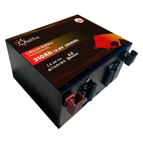Bateria Lítio 12V 310Ah Olalitio OLA-12-310-MH Sob Assento Aquecimento Bluetooth