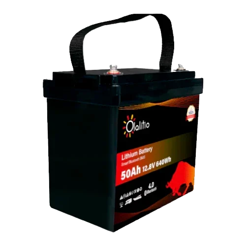 Bateria de Lítio 12V 50Ah Olalitio OLA-12-50 Bluetooth