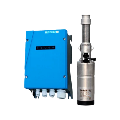 Bomba Solar Submersível Lorentz PS2-150 AHRE-04S 0,77m³/h 60m helicoidal com controlador