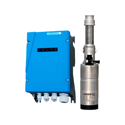 Bomba Solar Submersível Lorentz PS2-150 AHRE-07S 1,4m³/h 60m helicoidal com controlador