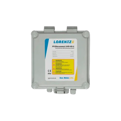 Proteção Lorentz PV Disconnect 440-40-1 IP54 40A 1 string