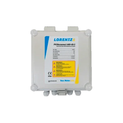 Proteção Lorentz PV Disconnect 440-40-3 IP54 40A 3 strings