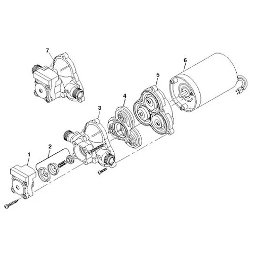 Escovas Shurflo 12V 94-004-01 Substituição Bomba Série 2088