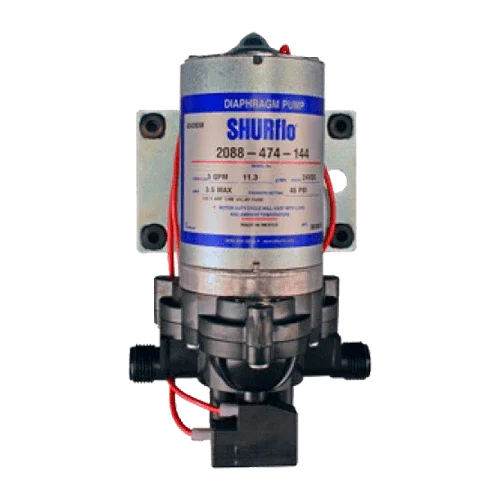 Bomba de Pressão Shurflo 24V 11,3 l/min 50 PSI 2088-474-144