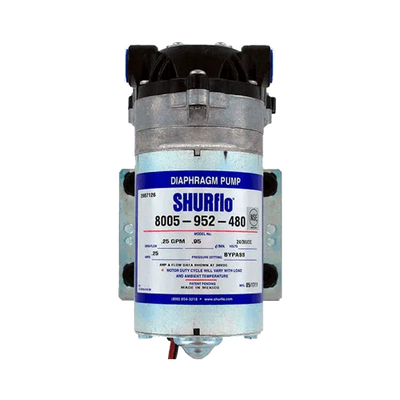 Bomba de Pressão Shurflo 24/36V 1,37 l/min 90 PSI 8005-952-480