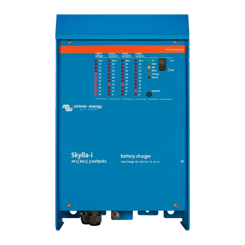 Carregador Victron Skylla-i 24V 80A (3 saídas) Carregador Industrial Estanque