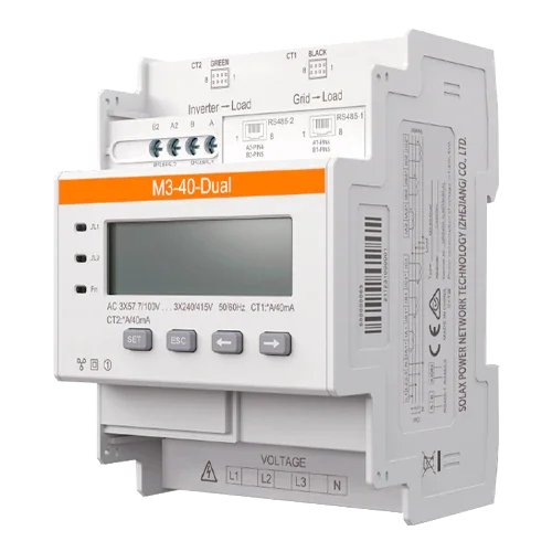 Medidor de Energia Trifásico Dual Solax Smart Meter M3-40 Dual