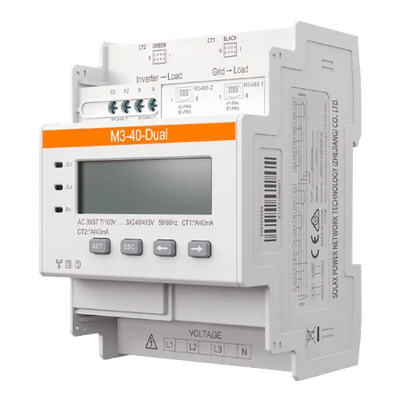 Medidor de Energia Trifásico Dual Solax Smart Meter M3-40 Dual
