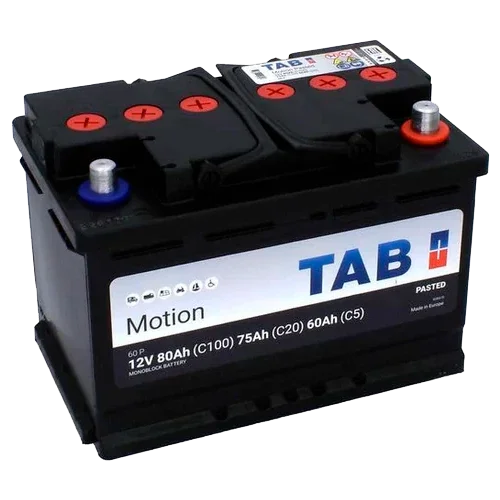 Bateria 12V Ciclo Profundo TAB Motion 60P | 80Ah