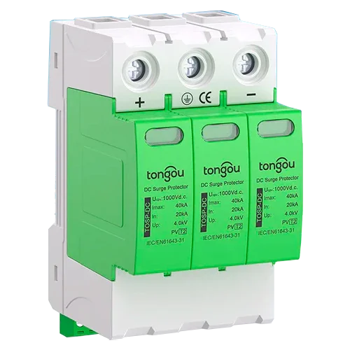 Protetor de Sobretensões DC 1000V 3P Tongou TOSP 20KA-40KA