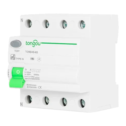 Diferencial Tipo B 4P 63A 30mA Tongou TORD4B-63