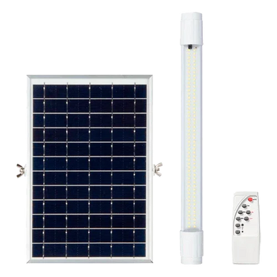Tubo LED Solar 50 cm 800 lúmenes com comando JND-7427S