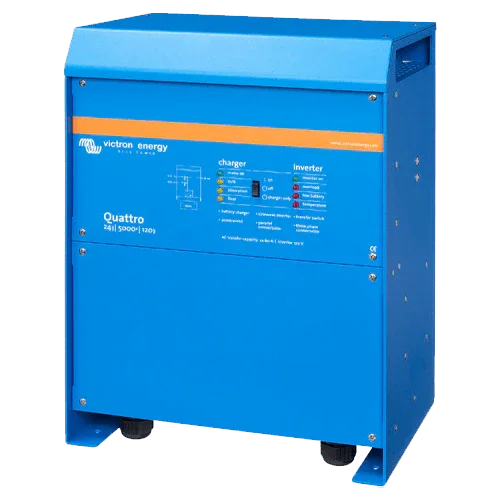 Inversor com Carregador Victron Quattro 24V 5000VA 24/5000/120-100/100