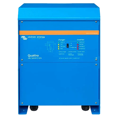 Inversor com Carregador Victron Quattro 24V 5000VA 24/5000/120-100/100