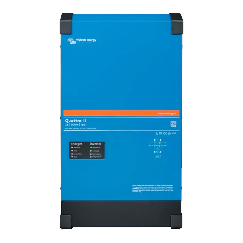 Inversor com Carregador Victron Quattro-II 24V 5000VA 24/5000/120-50/50