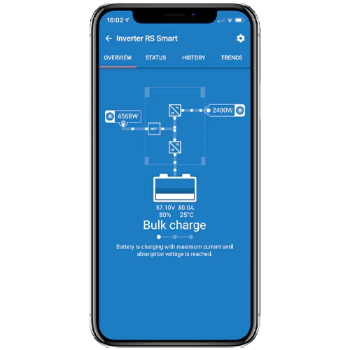 Inversor com MPPT Victron RS Smart Solar 48V 6000VA 48/6000