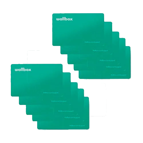 Pack de 10 Cartões RFID Wallbox para Carregadores VE