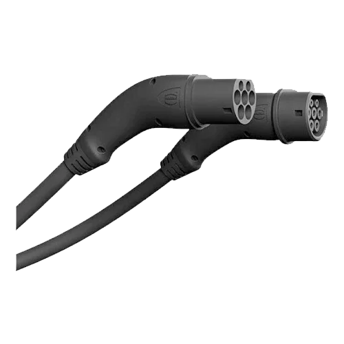 Cabo Wallbox Trifásico Tipo 2 22kW 7m para Carregadores VE