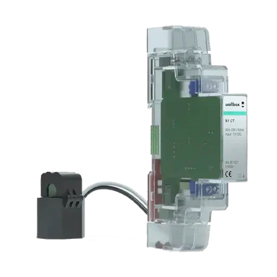 Medidor de Energia Monofásico Wallbox 100A para Instalação VE