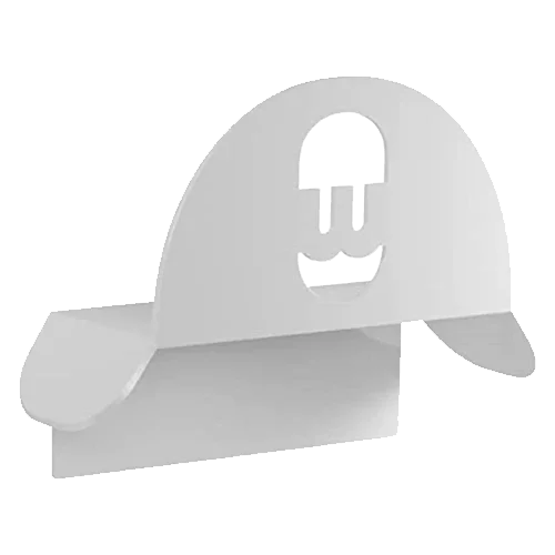 Suporte de Parede para Cabo de Carregamento Branco