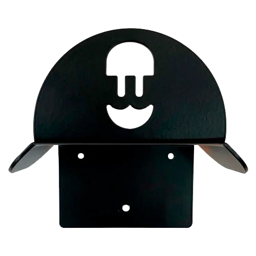 Suporte de Parede para Cabo de Carregamento Preto