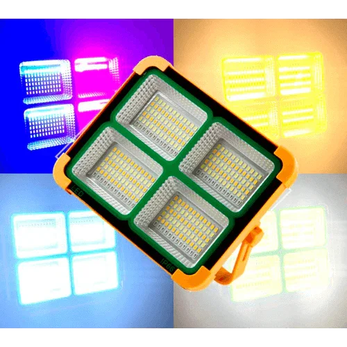 Foco LED Portátil 200W com Bateria 6Ah JND-7452