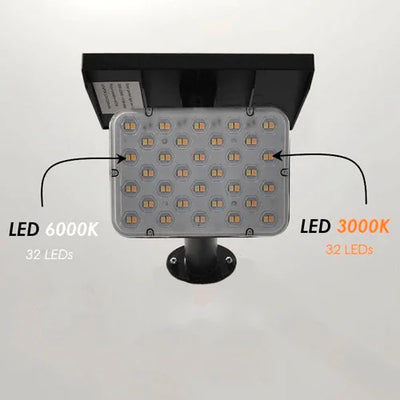 Pica Solar LED Jardim CCT 3000K–6000K JND-9172