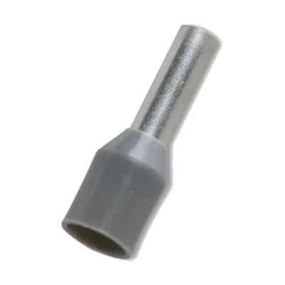 Terminal Hueco Isolado Sofamel 2,5 mm² APF-2,50/8 Cinzento